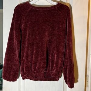 Old Navy Girl’s Long Sleeve Dark-Maroon Sweater Size: Large (10/12)